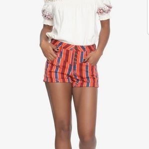 Star Wars Her Universe High-Waisted Striped Shorts